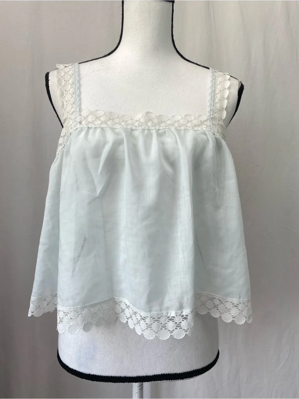 Cotton Tank Sleep PJ Top Lingerie Medium - Picture 4 of 15